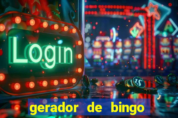 gerador de bingo cha de bebe